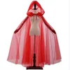 Red cloak with red rope and no hair