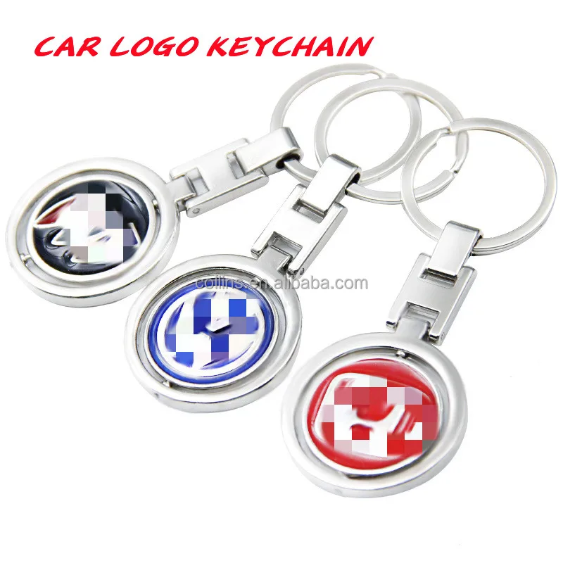 Free Sample Car Logo Keychain Fast Delivery Custom Car Brand Keychains