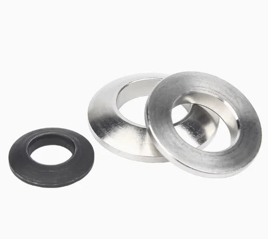 product custom made precision m4 m5 m6 m8 m10 countersunk load spreading metal aluminum arandela washer cup cone washer-63