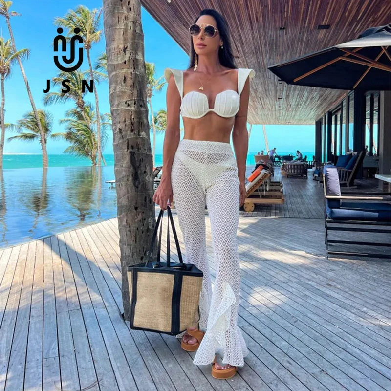 JSN 2024 Bikini Swimsuit with Cover up Pants Swimwear Online