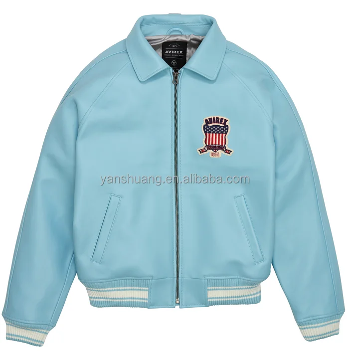 Avirex Plus-Size Authentic Casual Sport Genuine Leather Jackets