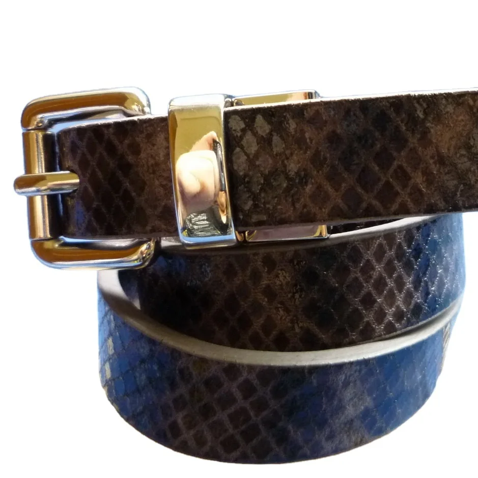 Новинка 2021 популярный модный женский ремень из искусственной кожи со змеиным узором