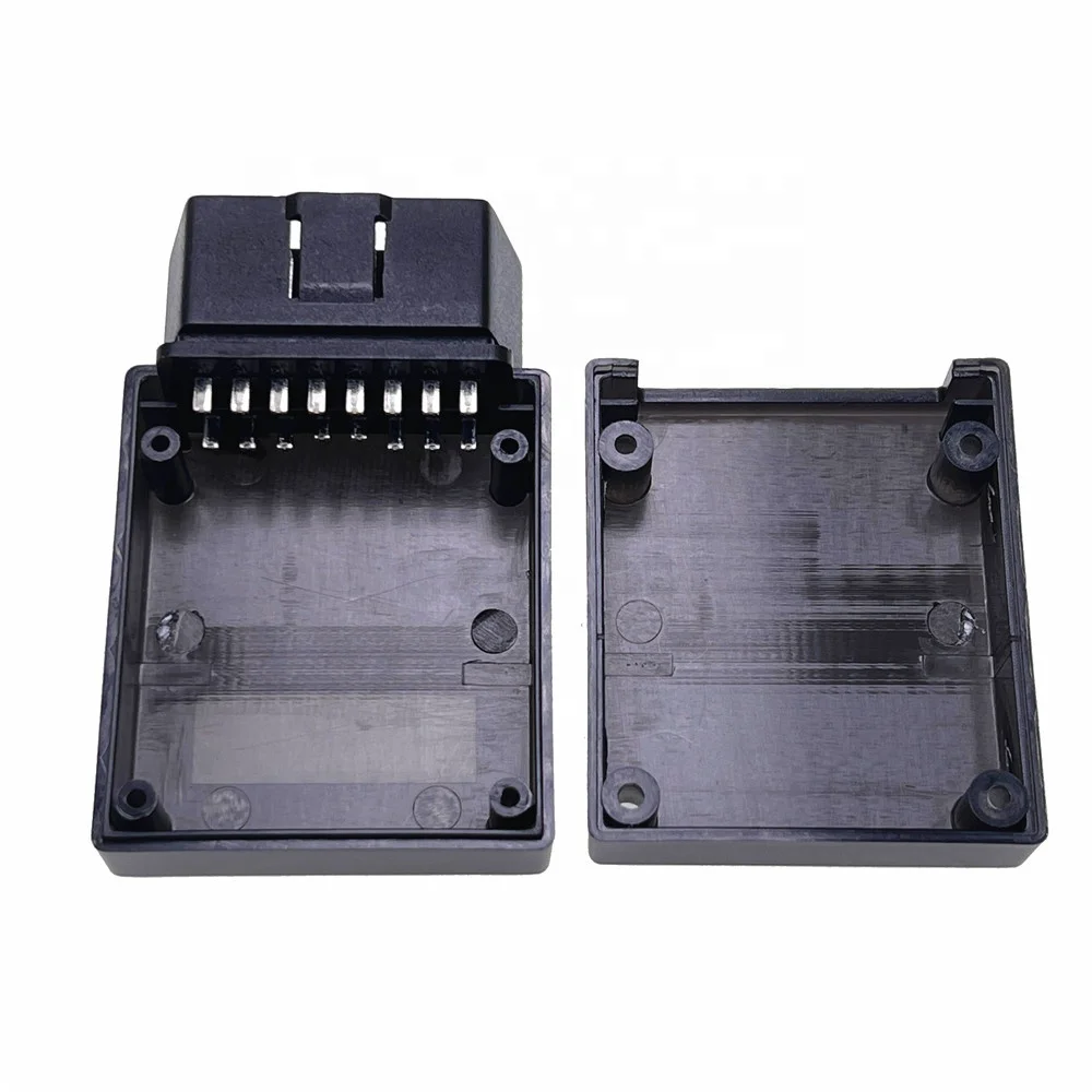 Factory Obdii Gps tracker Plastic Connector Obd 2 Enclosure OBD Connector with case