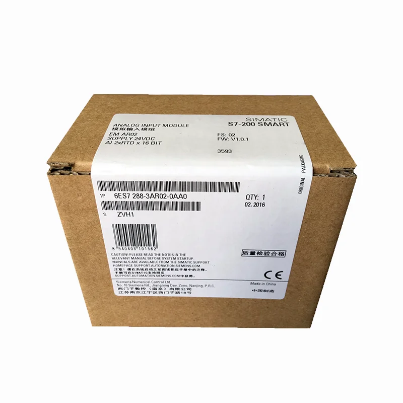 new original 6es7 288 3ar02 0aa0 6es7288 3ar02 0aa0 analog input module for siemens simatic s7 200 smart plc provides 4 channel analog input with high precision electrical isolation and stable signal collection -1