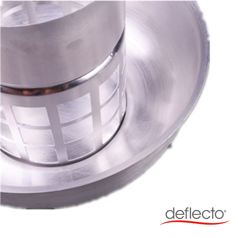 Deflecto - 5 Inch Vent Systems Round Exhaust Top, Insulation Vent Hood, Ventilation Roof Mushroom Cowl Cover