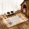 Cute cat eating its meal