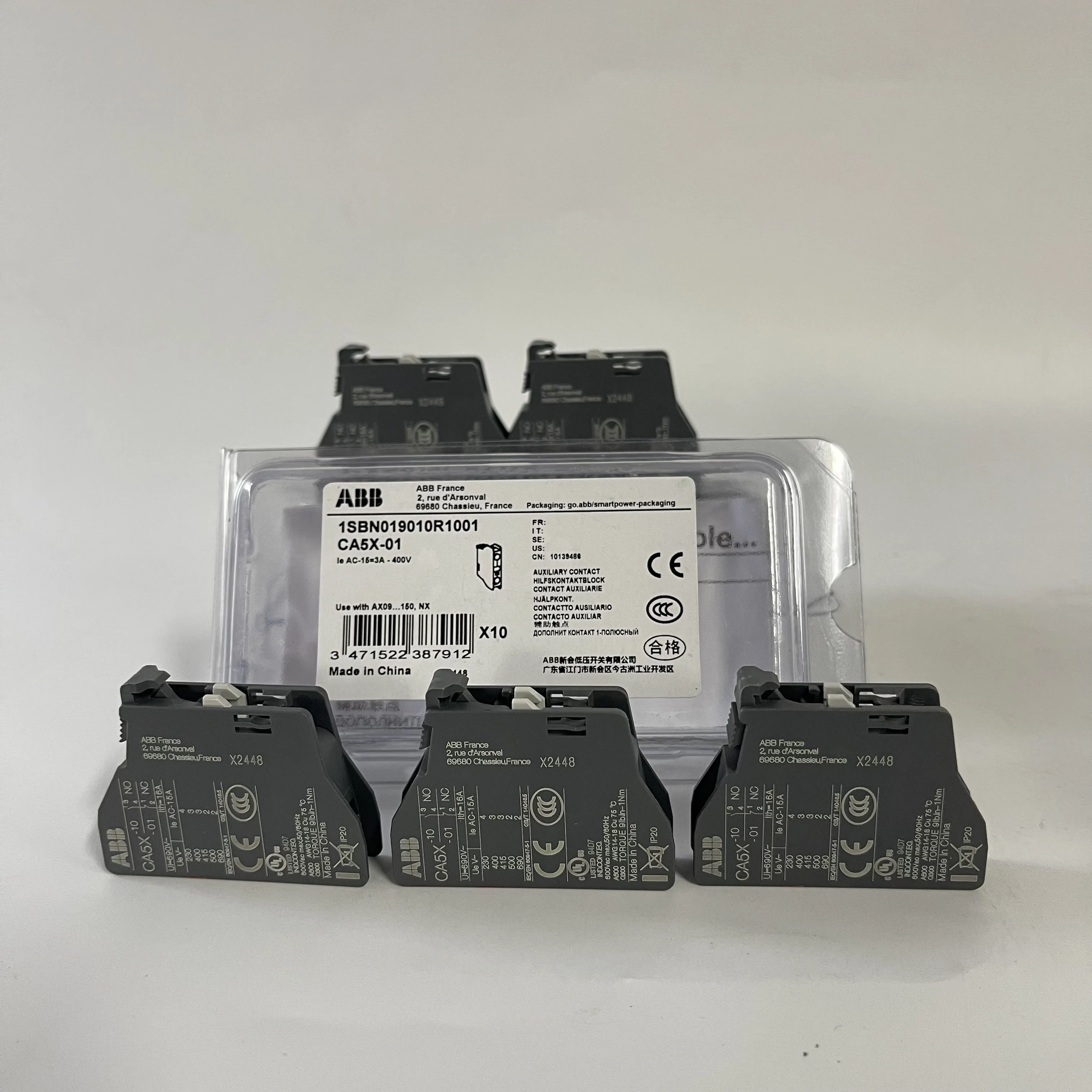 ABB Auxiliary Contact 1SBN019010R1001 CA5X-01 