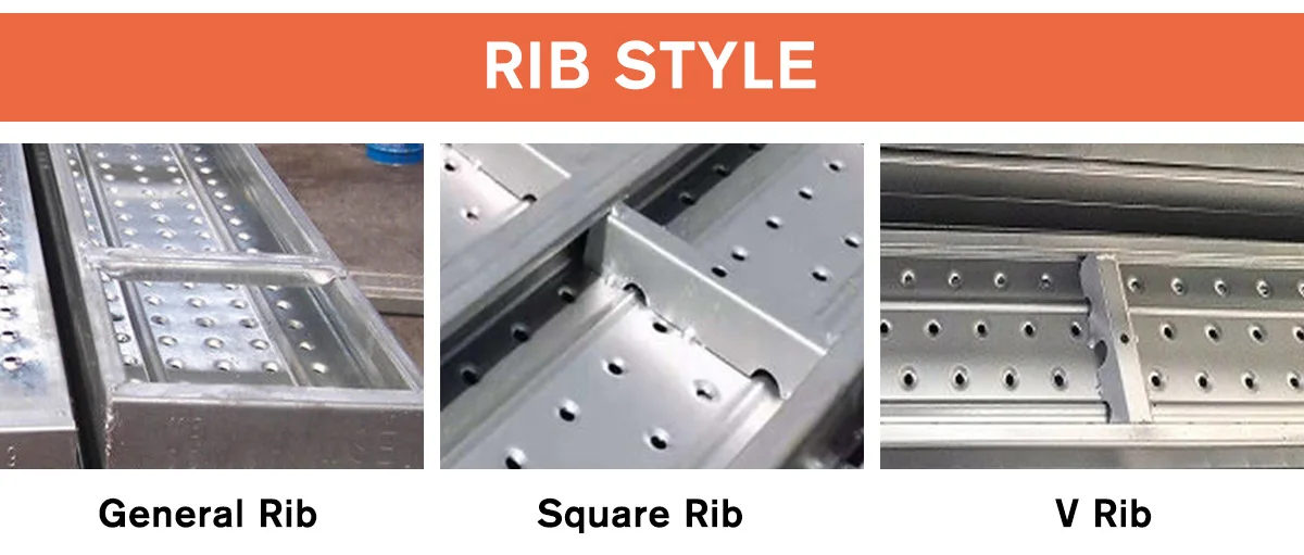 Perforated Metal Cat Plank Platform Deck Metal Scaffolding Planks with Hooks