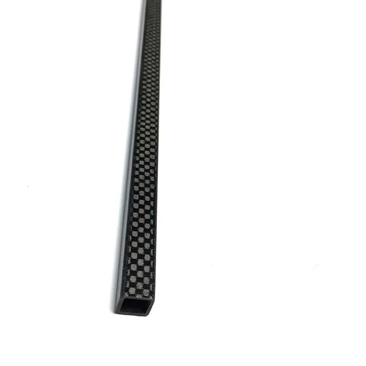 Custom Size 3K High Strength Carbon Fiber Tube Square Rectangle Shape Premium Carbon Fiber Products