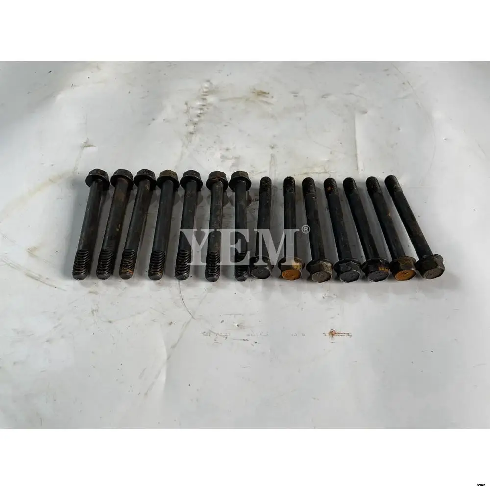 Cylinder Head Screw Fit for Mitsubishi S4L Tractor Excavator Mowers Engine Repair Parts Kit