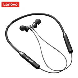 Hot selling Lenovo HE05 portable neckband earphone sport gaming headphones in-ear waterproof earbuds