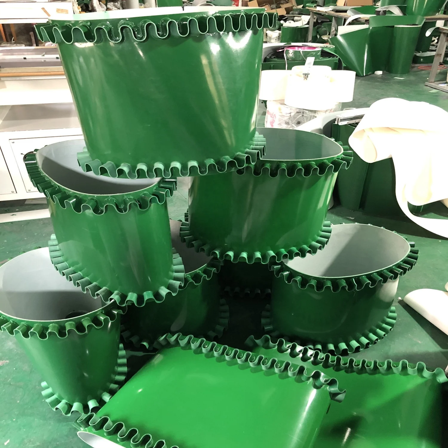 Customized Mini Z Type  Belt Conveyor  for Plastic Mold Workshop