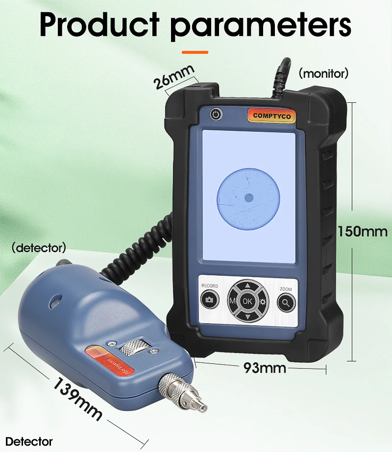 COMPTYCO AUA-400 fiber optic microscope fiber optic cleaner SC/UPC SC/APC interface fiber optic end face detector manufacture