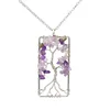 Silver amethyst style