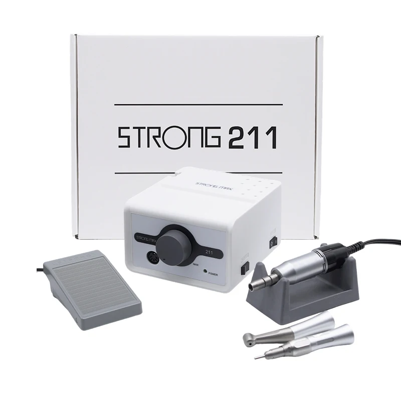 AT-CM-046 OEM Sterke 211 Elektrische Nagelpolijstmachine Koreaanse Tandlab Micromotor Handstuk Sieraden Graveren