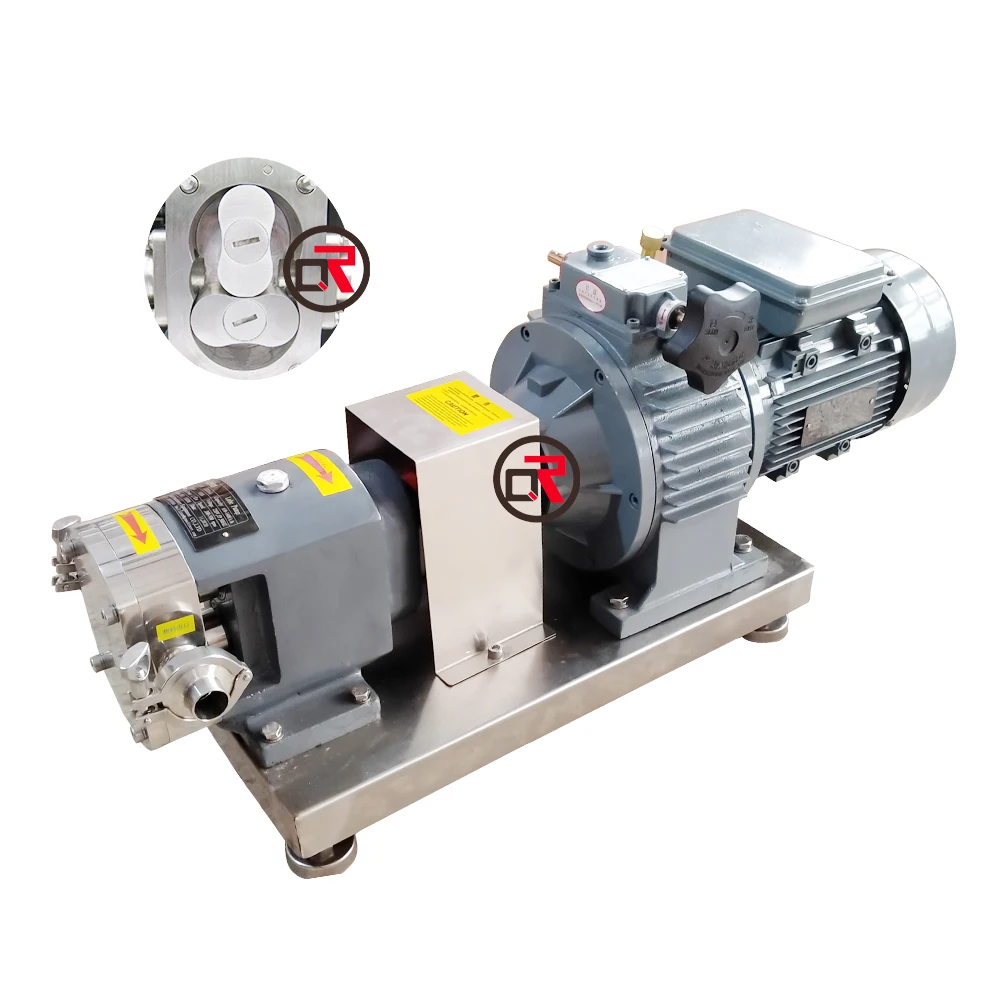 SS304 316L Positive Displacement Jam Honey Yogurt Chocolate Isocyanate Gear Jar Pump Lotion Ketchup Liquid Soap Transfer Pump