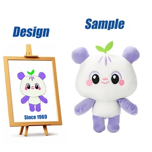 Shengye CE BSCI CPC Factory Plush Toy Doll Backpack Design Custom Cute Stuffed Animal Cartoon Character Panda Embroidery Plushie