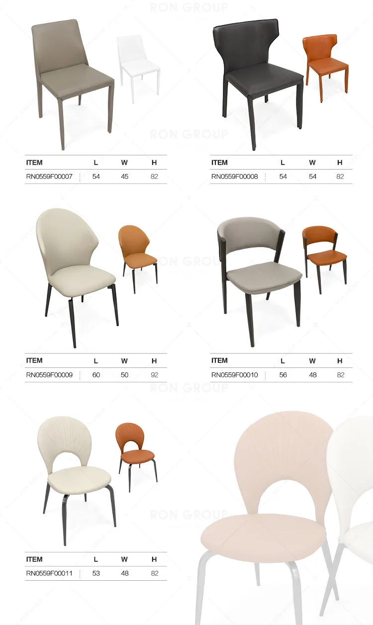 Contemporary Design Dining Chairs Soft Pack Restaurant chair for Restaurant and hotel