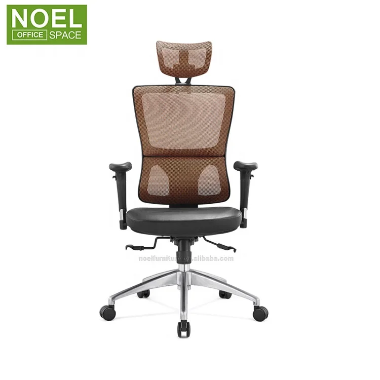 Новейшая задняя сетка ткань поворотный стул офисная