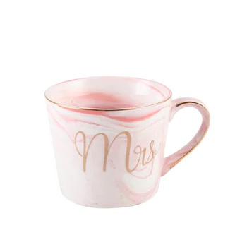 Custom Logo Handmade Recycled Creative Mothers Day Gifts Pink Porcelain Coffee Ceramic Mug for Gifts