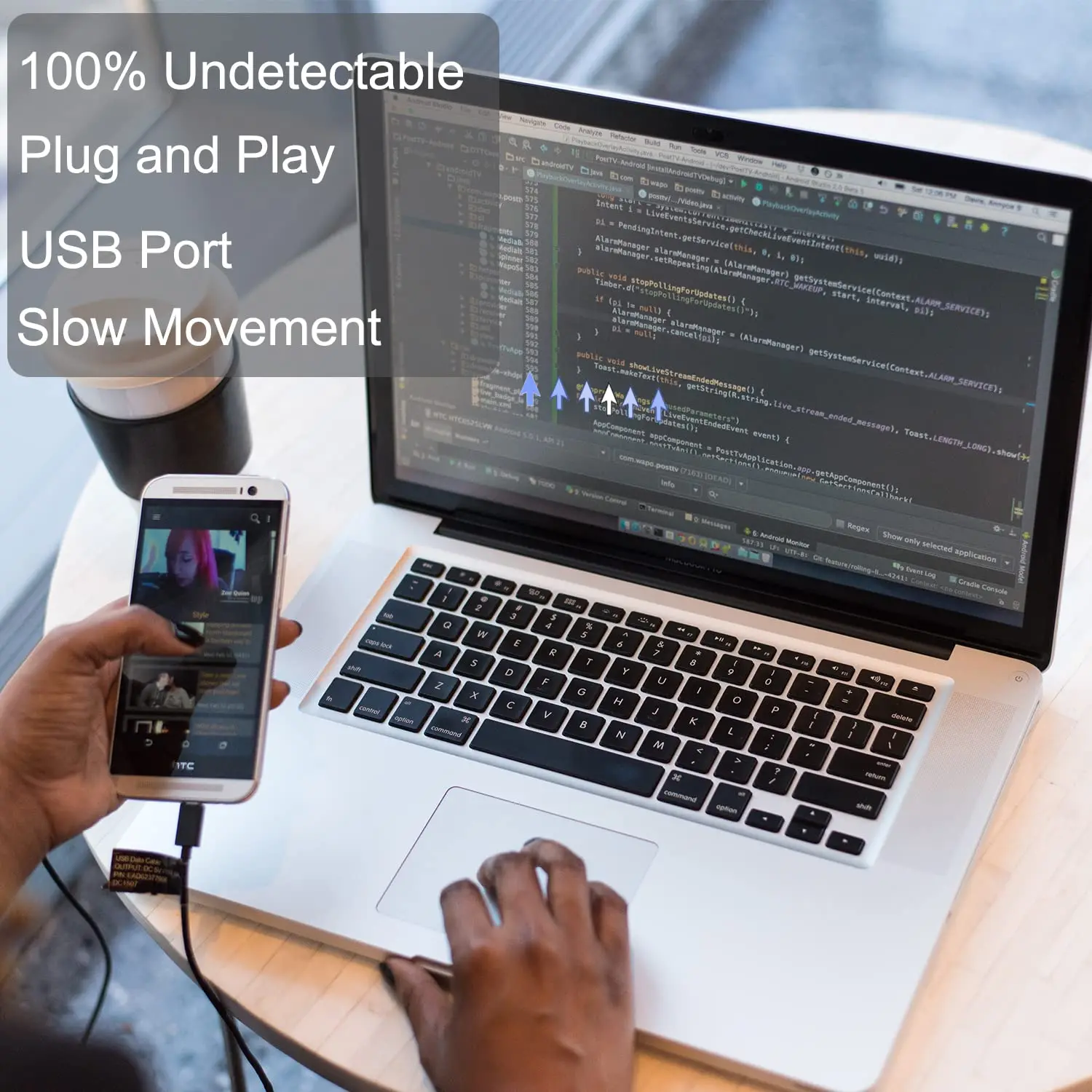 Совместим с разными системами, не детектируемый шейкер для компьютерной мыши с USB-портом