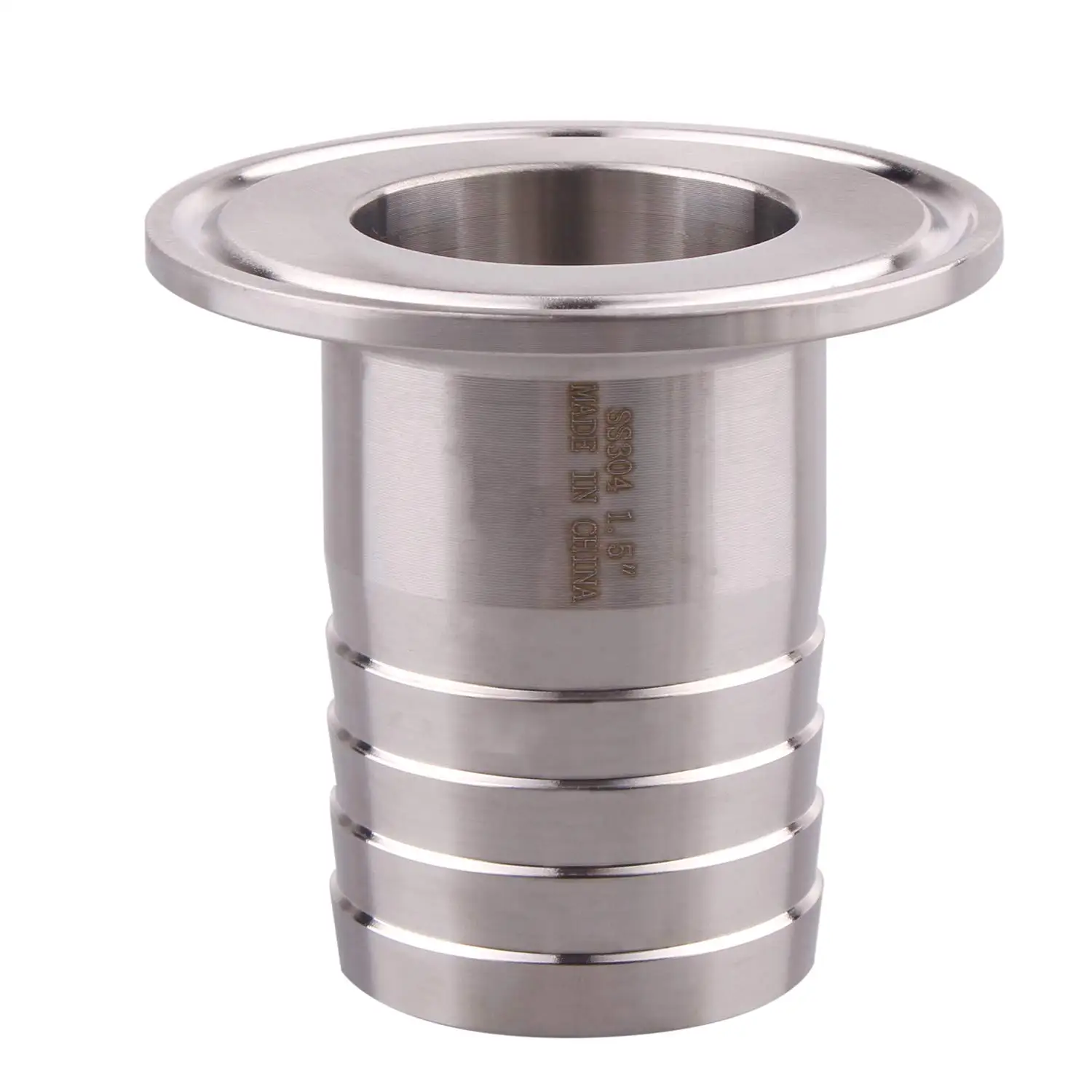 Produktbild von 1x Schlauchstutzen 8mm Auf Tri-Clamp TC34mm – SUS304, Für Hobbybrauer & Anlagenbau