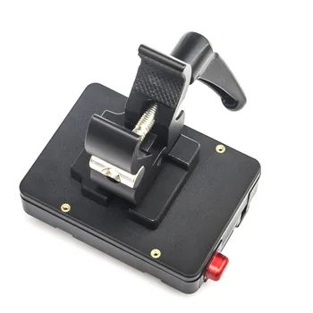 V-port Converter with Crab Clamp for CAM S6 F6 M4 Battery F970 to V-Mount Battery Power Supply Socket detail image