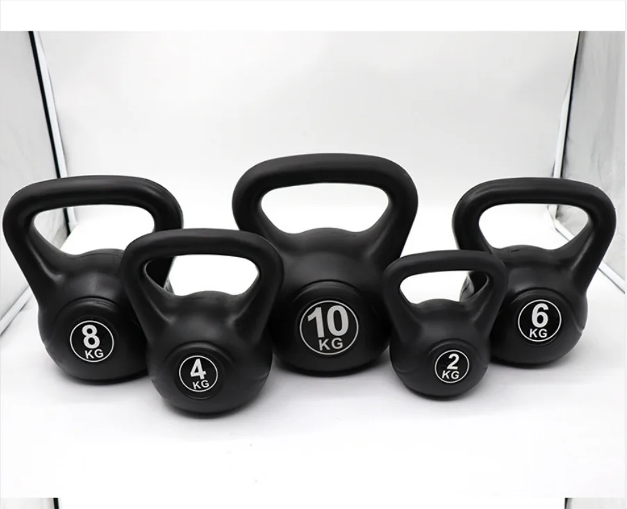 競技用ケトルベル　② 高品質フリーウェイトフィットネスアクセサリー16kgセメントケトルベル