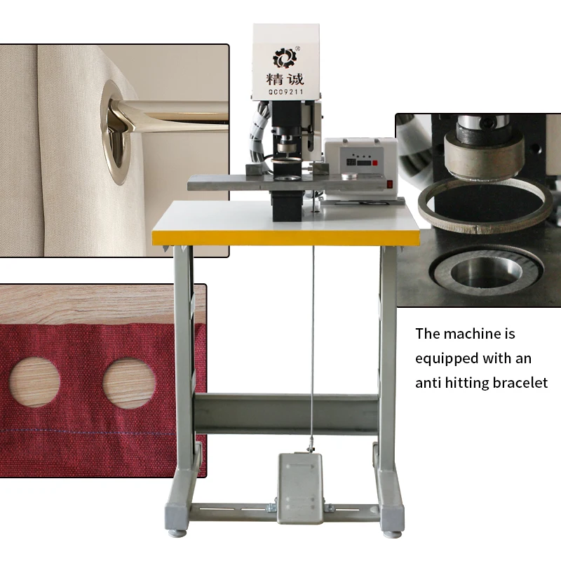 bing Hole Punching Machine Hole Making Machine For Thick Fabrics