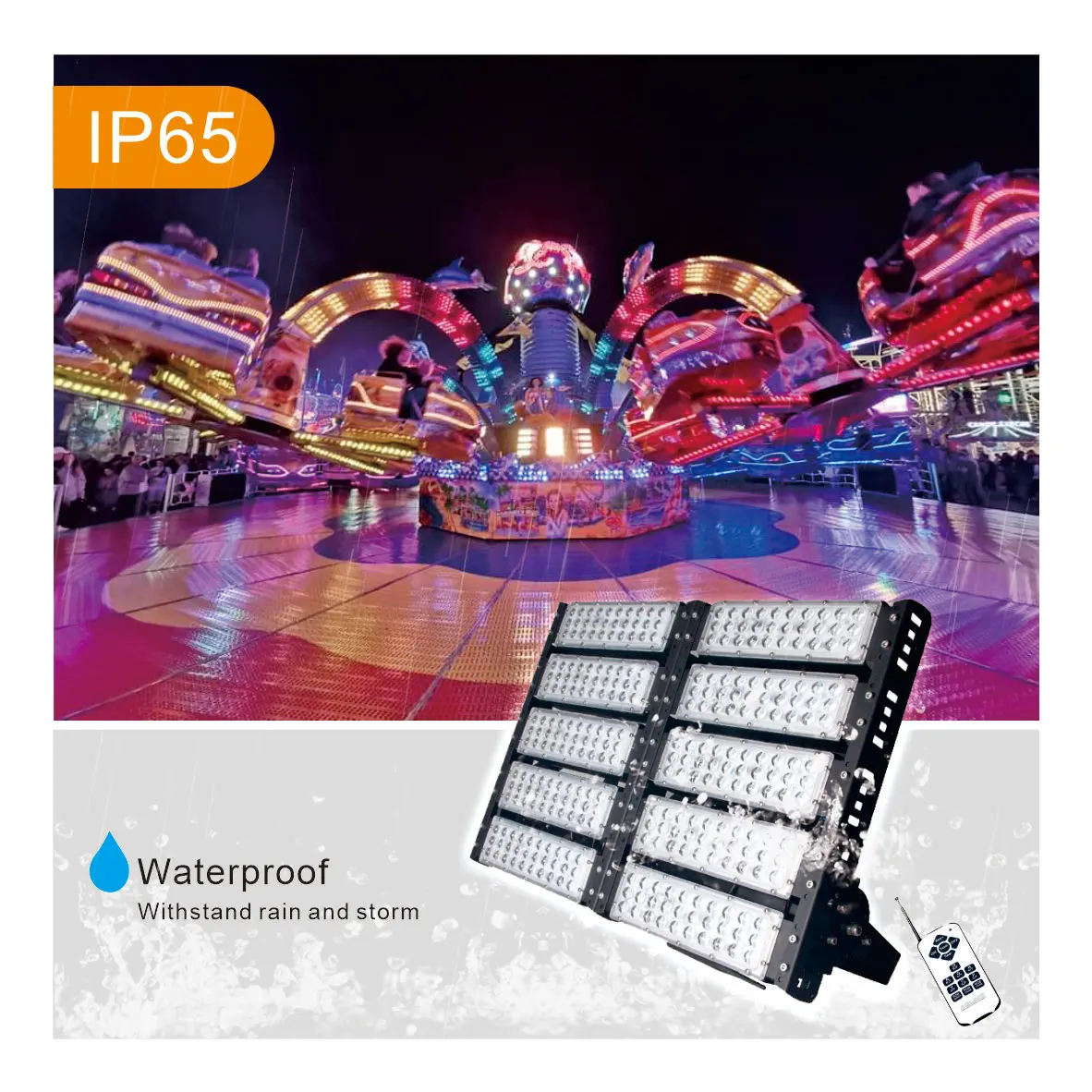 Aglare High Brightness Led Flood Light 500 Watt Floodlight 500w RGB Led Flood Light DMX