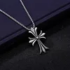 Silver Cross Necklace -2