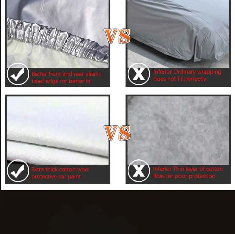 Factory Direct Cotton Velvet Thickened Grand I10 Custom Car Cover For