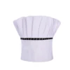Chapeau plateau en dentelle blanche