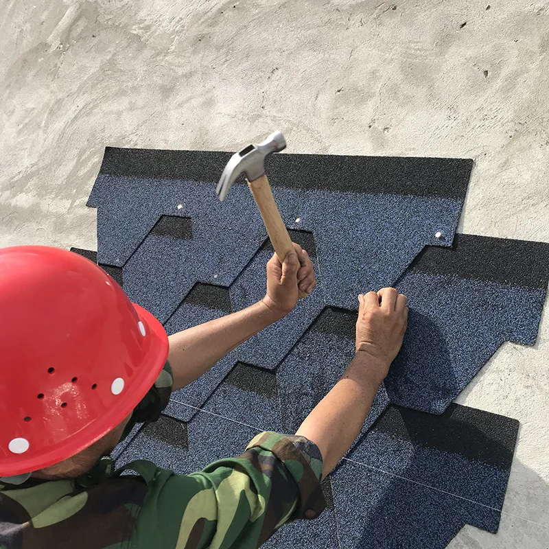 High Quality Modern Heat Resistant Roof Tiles Round Fish Scale Asphalt Shingles with 30-Year Warranty for Villa