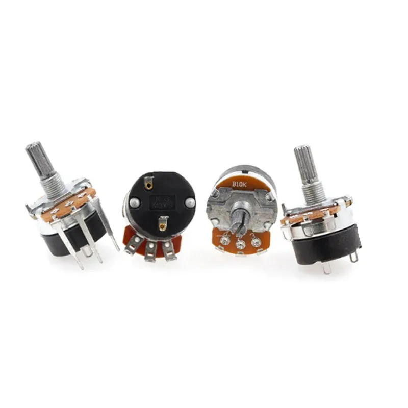 WH138-1 potentiometer with push switch B5K 5k ohm dimmer switch adjustable resistor WH138-1 B 5K/10K/20K/50K/100K/250K/500K