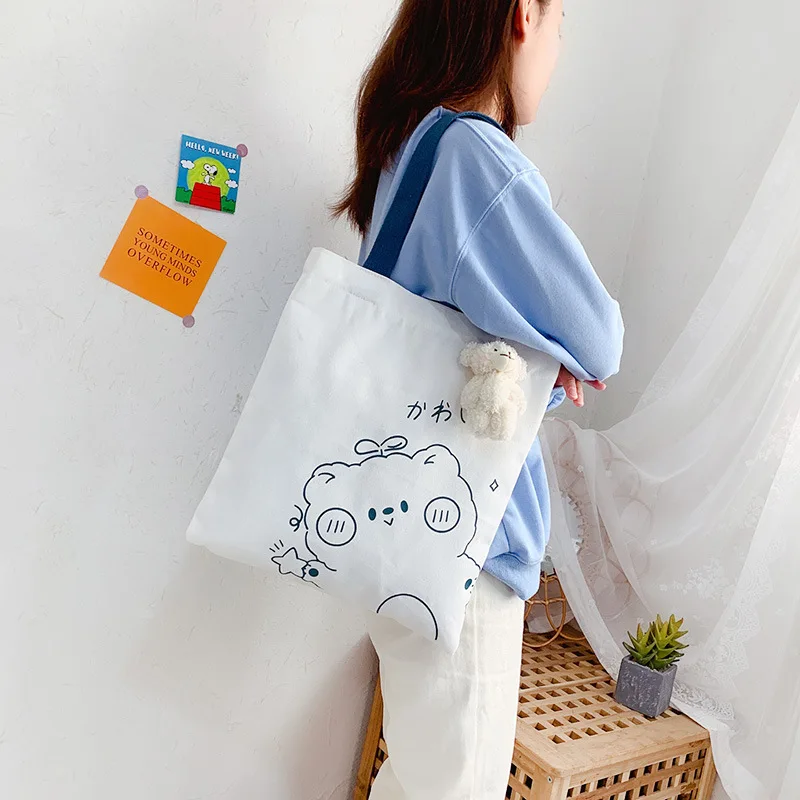 Large Capacity Simple Letter Tote Bag For Women, Canvas Shoulder & Handheld  3D Tote Bag Top Handle Bags Top Handle Bags Holiday Essentials For Travel  Outdoor School Students University Lightweight