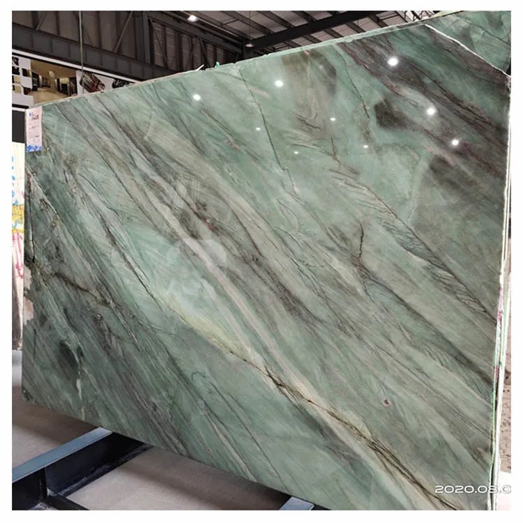 Luxury Project Stone Decoration Verde Gaultier Quartzite Marble Green Quartzite