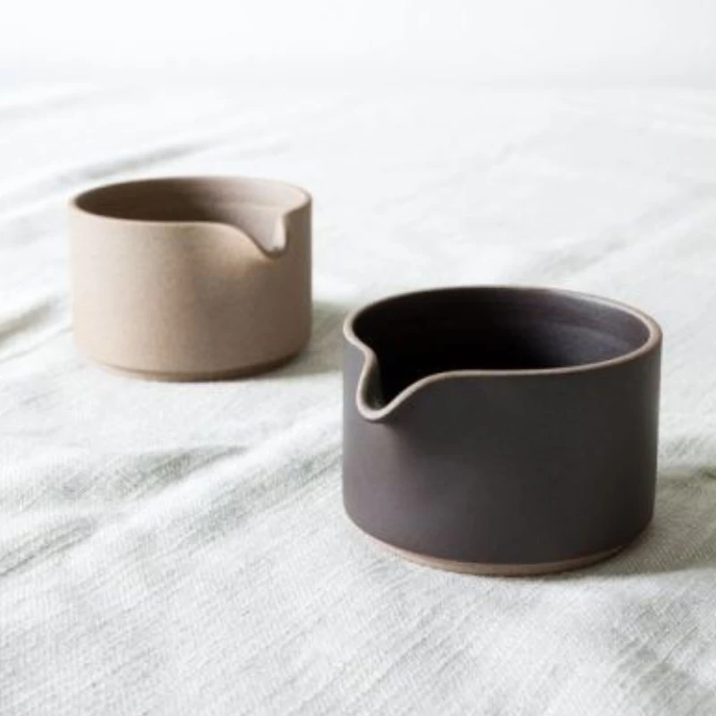 Ins White Black Custom Cylinder Massage Oil Candle Vessel Ceramic