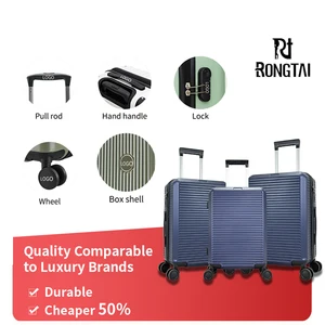 High Quality 20/24/28 Inch Travel Luggage Aluminum Trolley Suitcase Light Weight ABS Material Lock TSA Approved Spinner Unisex