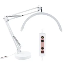 OEM Professional 16 inch LED Table Lamp U shape 24W Eyelash Extending Fill Ring Light Half Moon Light for Manicure Beauty Salon