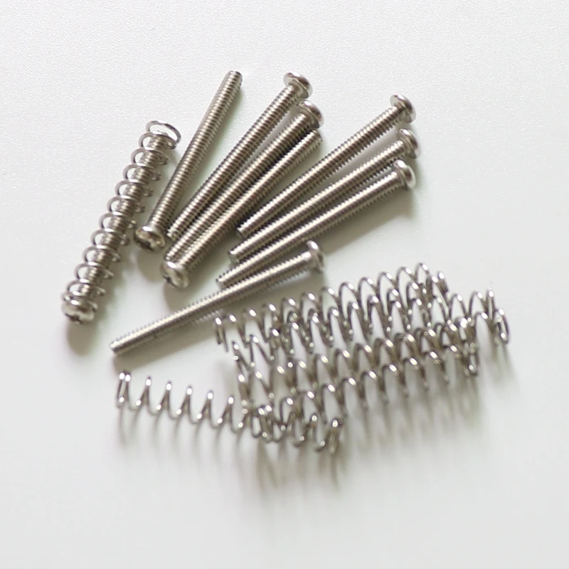 348 Us Standard 2.5mm Lp Humbucker Guitar Pickup Screws With Springs