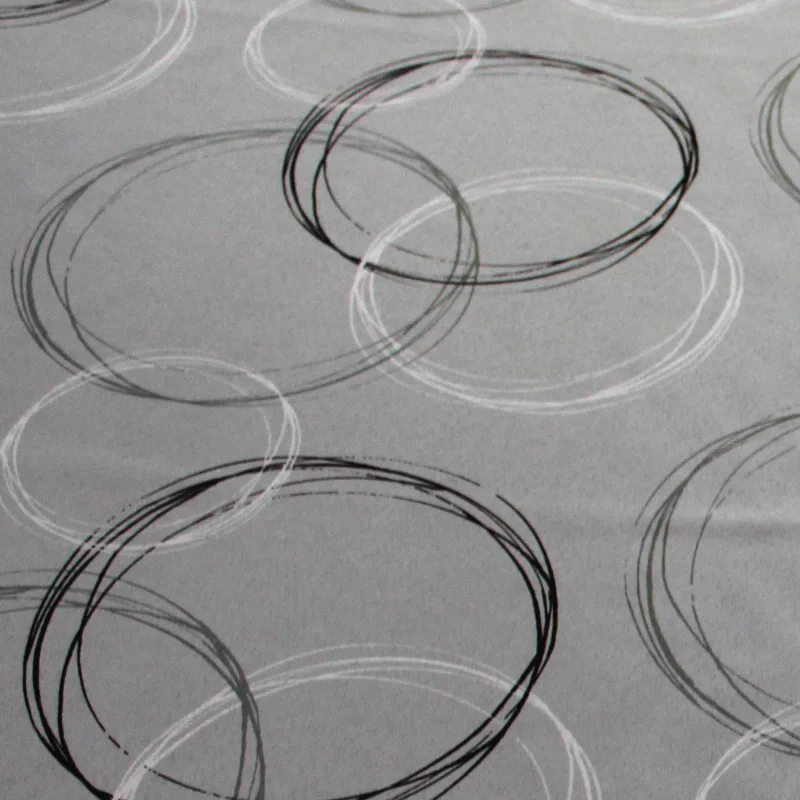 Circle Pattern Geometric Design Waterproof Hem Tovaglia Table Cloth for Italy Market