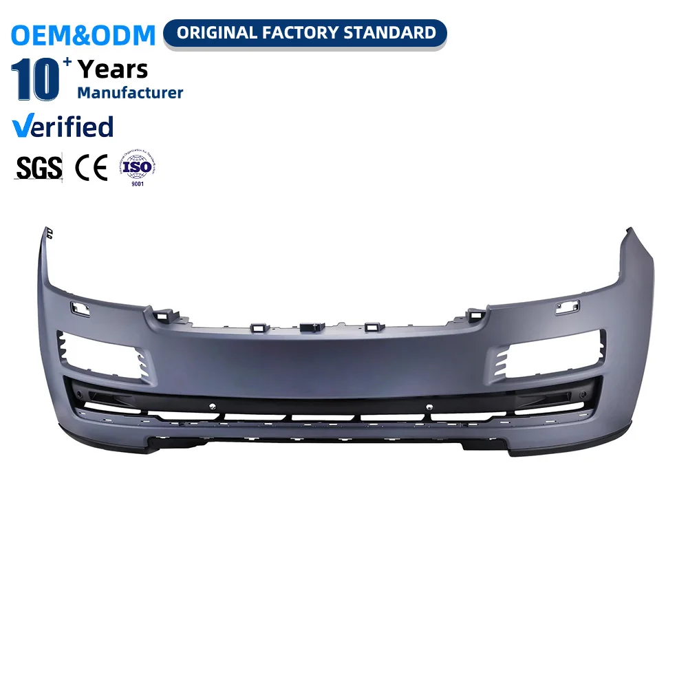 LR064631-B/LR071941-B Wholesale Primed Car Accessories Car Bumpers Front Bumper With Park Assist Holes
