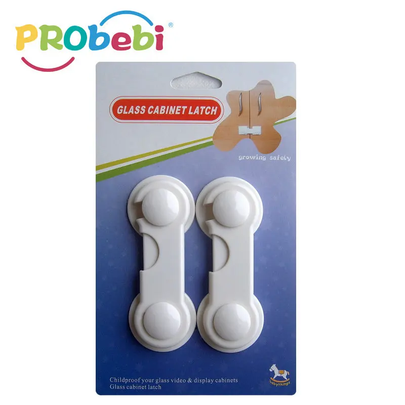 Probebi GC001 Adhesive Cabinet Fridge Drawer Lock Children Security Products Baby Safety Lock for Home