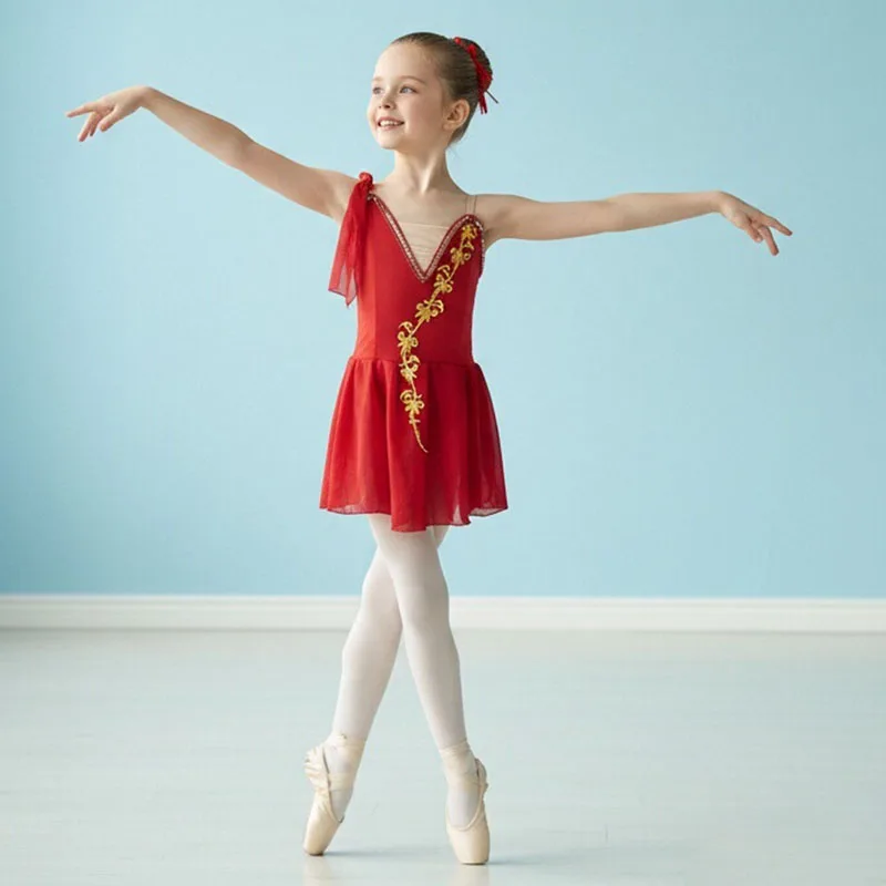 chiffon ballet dress Latin Ballroom Dancewear