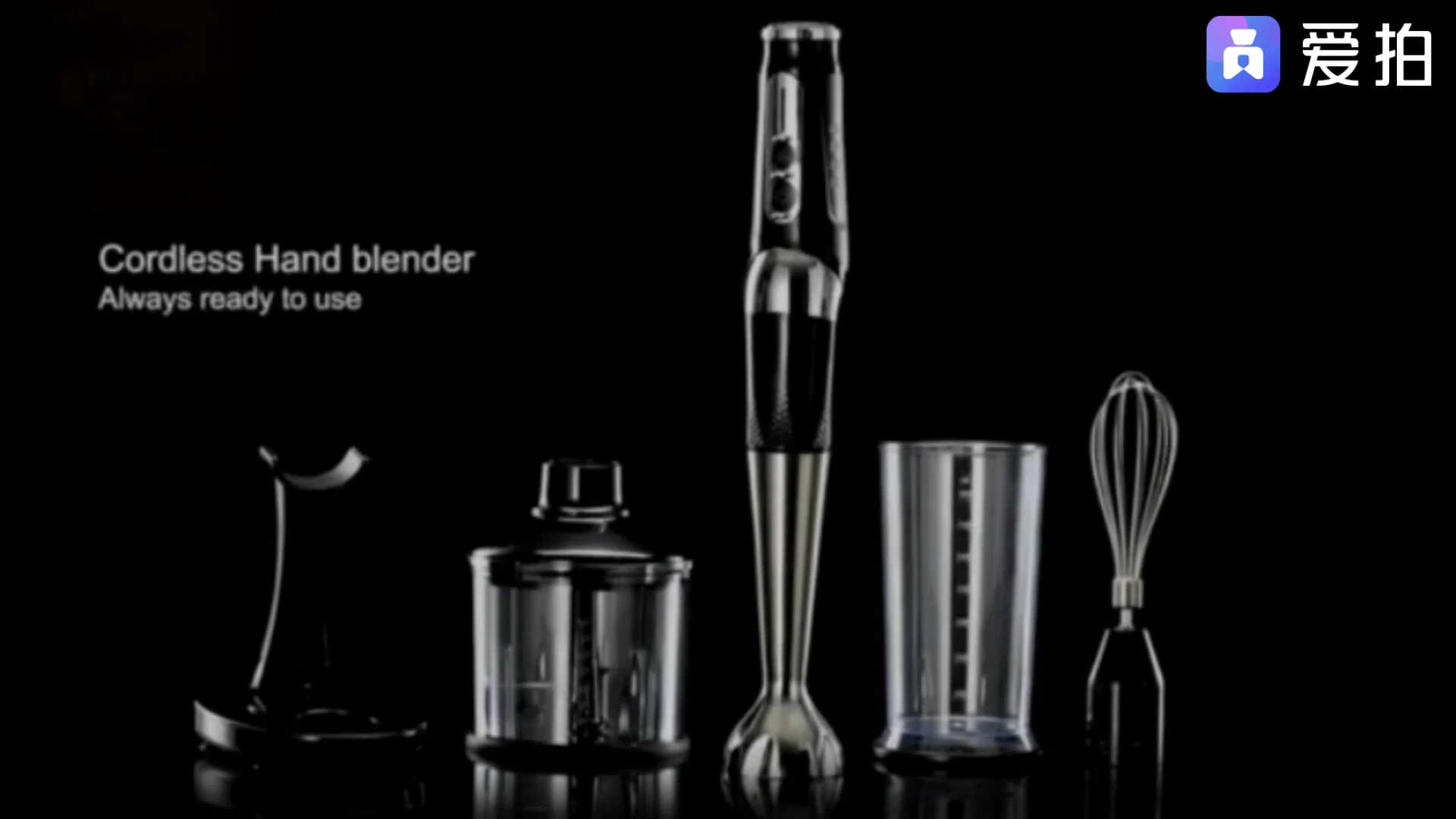 Rechargeable Powerful Immersion Cordless Hand Blender Portable Electric