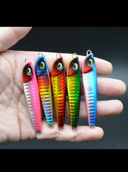 Newbility 30g 40g 60g Japanese Lazer Paper Fishing Metal Jig 3D Printing Slow Pitch Jigging Lure Lead Jig Swim Bait – Metal Jig – view 4