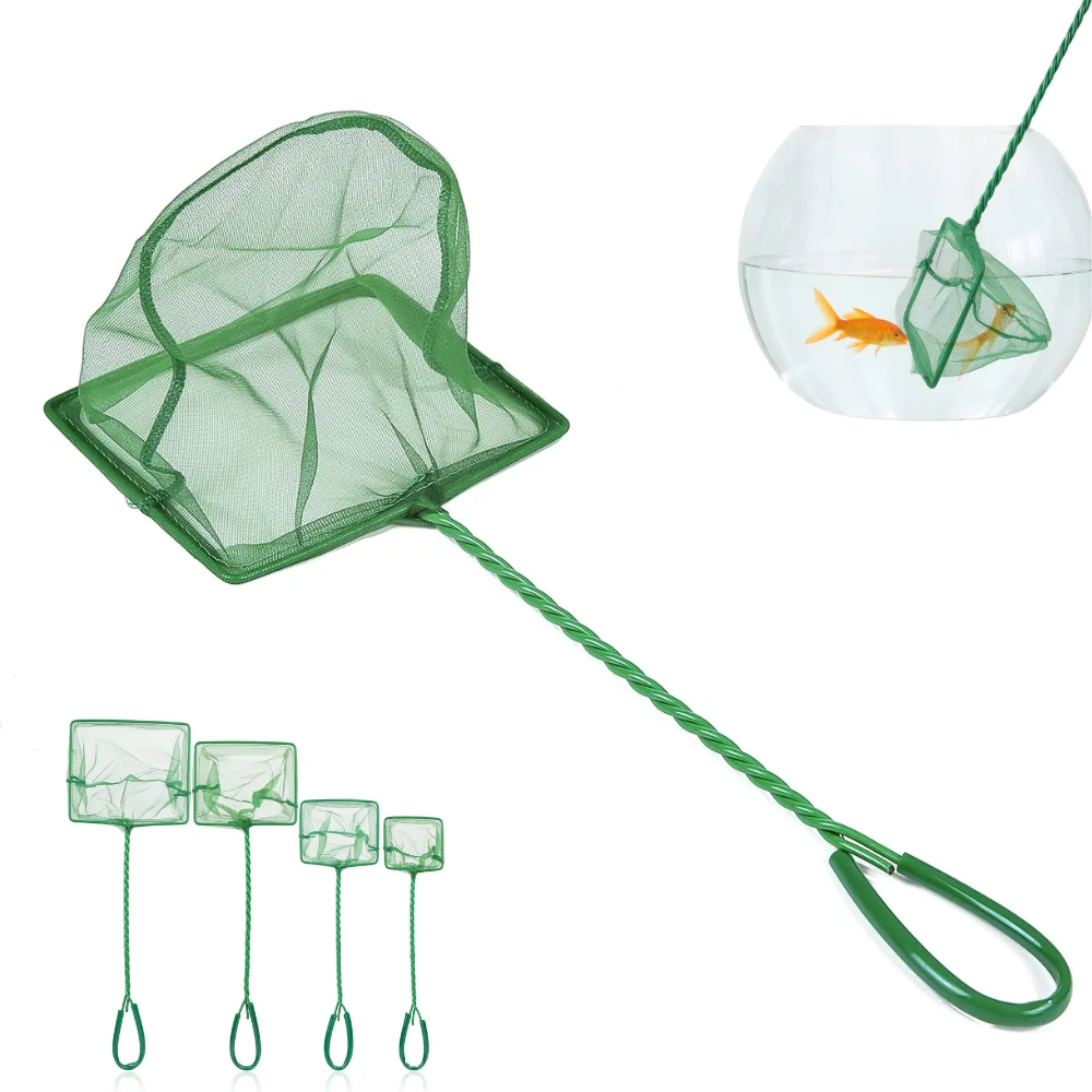 12 Inch Large Nylon Fishing Catch Net with Soft Fine Mesh Various Sizes  Square Fish Net