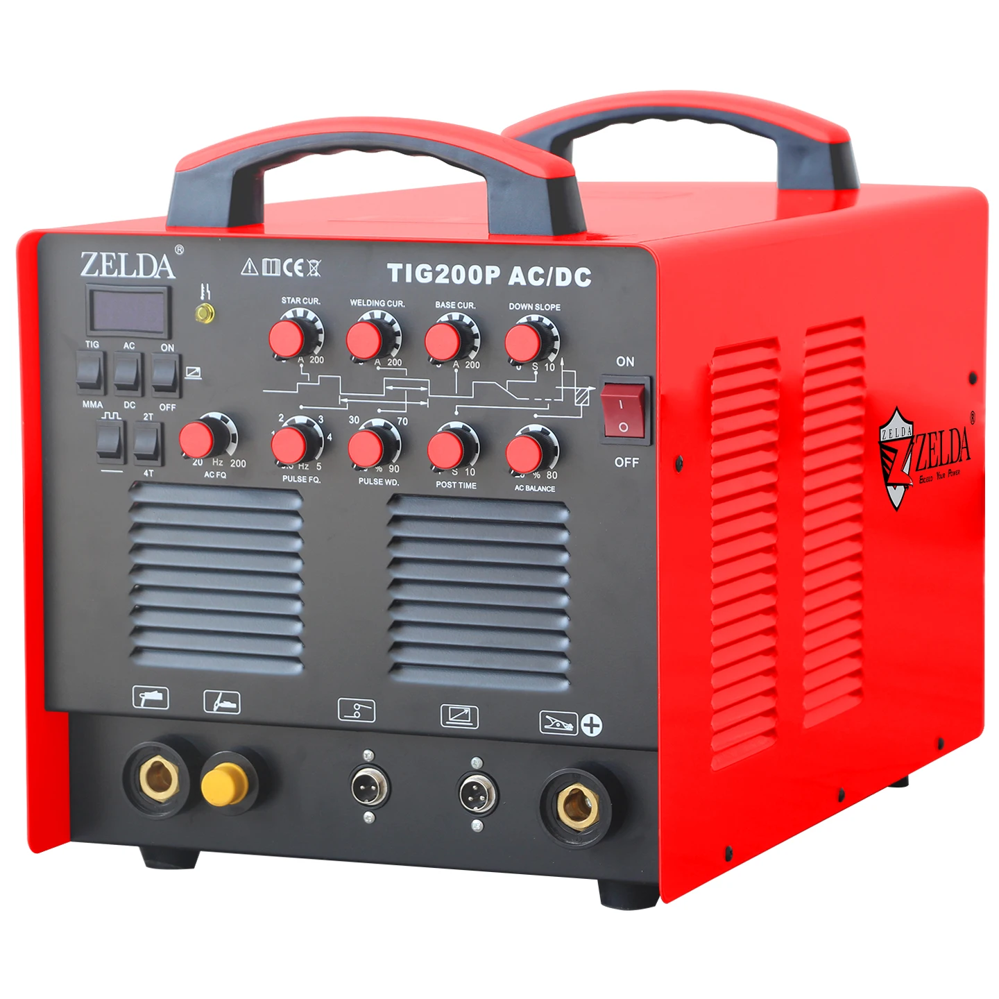 ポータブル200A TIG溶接機 ZELDA WSM 200 Tig AC/DC溶接機（DCモーター