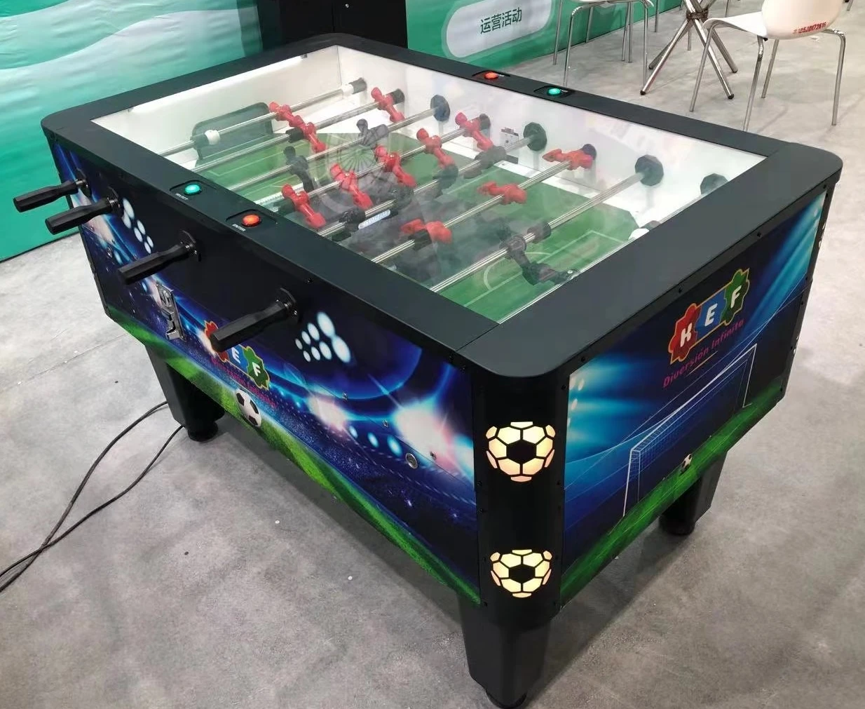 China Amusement Arcade Game Supplier Football Play Game Equipment Soccer Table